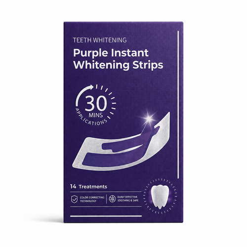 Purple Teeth Whitening Strips