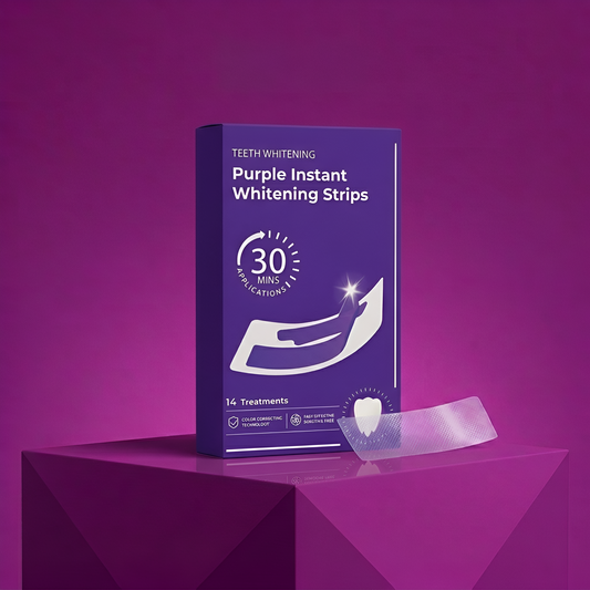 Purple Teeth Whitening Strips